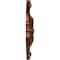 Ekena Millwork Hamilton Ceiling Medallion (Fits Canopies up to 3 3/4"), 17 3/8"OD x 1 3/4"P, Antique Copper CM17HAACS - alternate 2